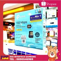 ราคา อุปกรณ์เชื่อมต่อไร้สาย อุปกรณ์รับสัญญาณ WiFi อุปกรณ์เน็ตเวิร์ค TP-Link TL-WN725N 150Mbps Wireless N Nano USB Adapter (7352919116)