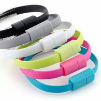 ราคา สายชาร์จ Micro USB กำไลข้อมือ (สีชมพู) (2118352)