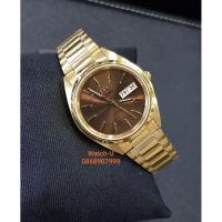 ราคา นาฬิกาผู้ชาย เรือนทอง Orient Three Star Automatic AB00004T (7319280277)