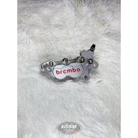 ราคา ปั้มเบรคแต่ง ปั้ม 4พอตซิ่ง สีเทา งานCNC 50A มีบริการเก็บเงินปลายทาง (40303093629)