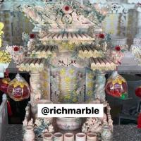 ราคา ศาลเจ้าที่จีนหินอ่อน,ศาลตี่จู้เอี๊ยะหินอ่อน18.5นิ้ว888 (สีหินอ่อนพิเศษ สีเขียวชมพูหายากมาก) (2212164866)