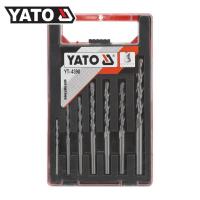 ราคา (มีใบกำกับภาษี) YATO YT-4390 ชุดดอกสว่านเจาะปูน 7 ตัวชุด (Ø 4 – 12 mm) (11823818059)