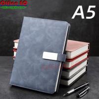 ราคา สมุดโน้ต สมุดปกหนัง สมุดบันทึก มีพับแม่เหล็ก สมุดขนาด A5 สมุดมีเส้น สมุด สมุดเขียน สมุดไดอารี่​ สมุดจดบันทึก พร้อมส่ง (12074417240)