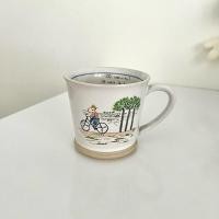 ราคา | เซรามิกญี่ปุ่นมือ2| ถ้วยจักรยานน่ารัก 9x8.5ซม (26619522007)