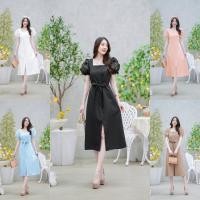 ราคา เสื้อผ้าแฟชั่น เดรสไปงานแต่ง น่ารัก สีฟ้า ขาว โอรส เดรสสีดำ เดรสสีขาว แขนตุ๊กตา ใส่เที่ยว ใส่ทำงาน สวย ตรงปก พร้อมส่ง (43269933384)