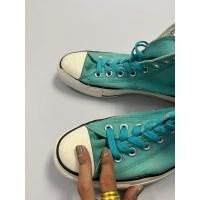 ราคา Converseหุ้มข้อสีเขียวรองเท้ามือสองไซส์39.5ความยาว25เซนsale!!!350฿ (23920370100)