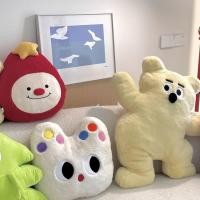 ราคา อิน สไตล์นม ปู แมวหมอนหมีตุ๊กตาตุ๊กตาน่ารักสีชมพูดอกไม้โซฟาหมอนห้องนอนของขวัญวันเกิด (26566414902)