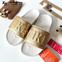 ราคา NIKE ของแท้ 100% รองเท้าแตะขาวทอง (44252057080)