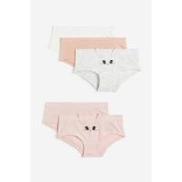 ราคา H&M(เอชแอนด์เอ็ม) กางเกงในฮิปสเตอร์แพ็ก 5 ตัว เด็กผู้หญิง 0651030_2 (28754396219)