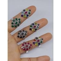ราคา แหวนเงิน ล้อมพลอยนพเก้า พลอยหลากสี พร้อมส่ง (28122656372)