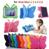 ราคา For Apple iPad Mini 1 2 3 4 5 6 th Generation 7.9" 8.3" 2019 2021 A2569 A1600 A2125 Kids Safe Butterfly Stand EVA Rubber Shockproof Rugged Tough Case Cover (22858923956)