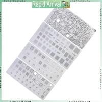 ราคา Lun 4 ชิ้น Universal BGA Reballing Stencils ชุดสําหรับอุปกรณ์การบํารุงรักษาคอมพิวเตอร์ซ่อมโทรศัพท์ Shop แบบพกพา (43274662096)