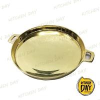 ราคา (9 นิ้ว) กระทะย่างทองเหลือง กระทะทองเหลืองสองหู กระทะทองเหลือง 2 หู กระทะทองเหลืองแบน (1534597418)