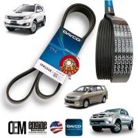 ราคา สายพานหน้าเครื่อง TOYOTA VIGO FORTUNER INNOVA ดีเซล เครื่อง2.5 ,3.0 1KD 2KD 7PK1516 DAYCO (23059717024)