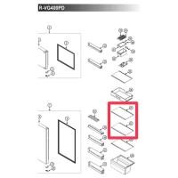 ราคา อะไหล่แท้ศูนย์/ชั้นวางกระจกตู้เย็นฮิตาชิ ตำแหน่ง 27 /HITACHI/GLASS-SHELF-R/ใช้กับรุ่นR-VG400PD /PTR-VG470PN*014 (26766160381)