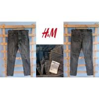 ราคา กางเกงยีนส์ชาย เอว 34-36 ผ้าใหม่ สวย H&M มือ 2 A18 (29170505017)