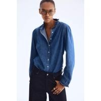 ราคา H&M(เอชแอนด์เอ็ม) เสื้อเชิ้ตเดนิมตกแต่งด้วยรายละเอียดลูกไม้ ผู้หญิง 1260356_2 (42108499996)