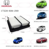 ราคา 17220-RB6-Z00 กรองอากาศ Honda CITY 2008-2013,JAZZ 2008-2013,Brio (10467123847)