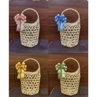 ราคา <<Promotion>> ยกชุด ชะลอมหูหิ้ว ติดโบสวยงาม #สังฆทาน #กระเช้า #ตะกร้า (3108440401)