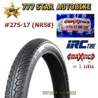 ราคา ยางนอก IRC ลาย Maxing (NR58) เบอร์ 2.75-17 TT ยางใหม่** จำนวน 1 เส้น (8101507827)