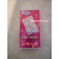 ราคา บานพับเหล็กชุบบรอนซ์​เงิน​ 3นิ้ว(ยกกล่อง)​ยี่ห้อC.R.C บานพับประตู หน้าต่าง (18881452447)