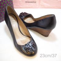 ราคา Tory Burch wedges ของแท้ มือสอง (3810074905)
