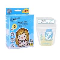 ราคา ถุงเก็บน้ำนมแม่ Sunmum ซันมัม ถุงเก็บน้ำนมแม่ซันมัมขนาดบรรจุ 3 ออนซ์ (100 ml.) จำนวนกล่องละ 30 ใบ (4661235261)