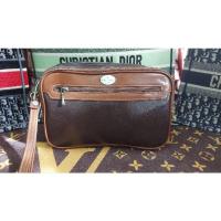 ราคา กระเป๋าทรงถือสายคล้องหนังแท้แบรนด์แทรูดอลปValentinoสีน้ำตาลเข้มมือสอง (20027087842)