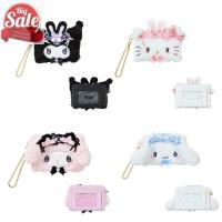 ราคา AF Sanrio Hello Kitty Plush ID Card Holder Kuromi Cinnamoroll Melody Idol Photo จี้พวงกุญแจรถบัสนักเรียน ID Card Cover A (43250289967)