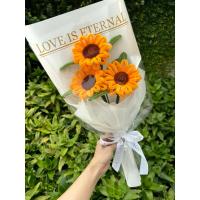 ราคา ช่อดอกทานตะวัน ลวดกำมะหยี่ ช่อดอกไม้แสดงความยินดี ของขวัญให้แฟน ช่อรับปริญญา ปัจฉิม (25017162015)