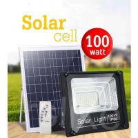 ราคา ไฟสปอตไลท์ 196LED 100W Solar lights ไฟ LED กันน้ำ ไฟ Solar Cell ใช้พลังงานแสงอาทิตย์ โซลาเซลล์ ไฟพลังงานแสงอาทิตย์ (6545319819)