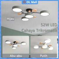 ราคา โคมไฟเพดาน led 3 สีห้องนั่งเล่นโคมระย้า ห้องนอนโมเดิร์นโคมไฟเพดาน โคมไฟระย้า ไฟเพดาน (27806508317)