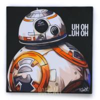 ราคา BB8 Droid บีบีเอท หุ่นยนต์ Star Wars สตาร์วอร์ รูปภาพ​ติด​ผนัง​ pop art แต่งบ้าน ของขวัญ กรอบรูป​ โปสเตอร์ (7440862298)