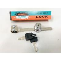 ราคา กุญแจล็อคตู้กระจกบานเลื่อน ROYAL แท้ ดี100% กุญแจตู้บานเลื่อน กุญแจล็อค กุญแจล็อคตู้กระจก (19682435009)