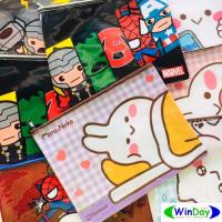 ราคา กระเป๋า MARVEL ตราช้าง มิมิเนโกะ กระเป๋าซิปพลาสติก A4 A5 คละลาย กระเป๋าดินสอ กล่องดินสอ (13535711132)