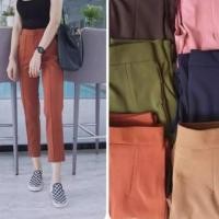 ราคา กางเกงผ้าโรเชฟตีเกล็ดหน้า สีขาว สีดำ (7502303940)