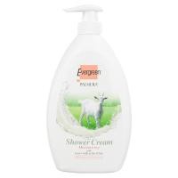 ราคา Evergreen Palmera Shower Crème Goat Milk & Bio White 1000ml เอเวอร์กรีน ครีมอาบน้ำนมแพะ (6219554573)