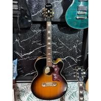 ราคา กีตาร์โปร่งไฟฟ้ามือสอง Epiphone J200Ec Scudio (29327145349)