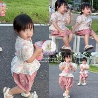 ราคา ราคาถูกZ184(เฉพาะชุดเด็กเสื้อลูกไม้ปักฉลุแต่งชายระบายโจงกระเบนผ้าทอลาย#ชุดไทยประยุกต์ #ชุดไทย #ชุดไทยราคาถูก (43475070153)