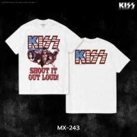 ราคา Power 7 Shop เสื้อยืดวง คิส ลิขสิทธ์แท้ KISS T-SHIRTS (MX-243) (24088824274)