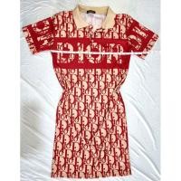 ราคา เดรสแฟชั่น เดรสลาย dior (20480780568)