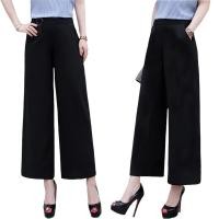 ราคา Trousers515 กางเกงขายาวสีพื้นดำ เอวสม็อคยางยืดด้านหลัง มีซิปข้าง กระเป๋าข้าง ผ้าสูทเนื้อดีเรียบสวยไม่ยับง่าย งานดีผ้า... (5064665573)
