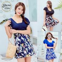 ราคา BikiniTime (2XL) SB73 มี3สี เดรสชุดว่ายน้ำไซส์ใหญ่ วันพีซ ด้านในมีกางเกง ชุดว่ายน้ำสาวอวบ บิกินี่ ชุดว่ายน้ำผู้หญิง (7400304946)