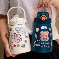 ราคา กระบอกน้ำ ขวดน้ำ1.1ลิตร ขวดน้ำขนาดใหญ่ กระติกน้ำเก็บความเย็น แก้วเก็บความเย็นใบใหญ่ กระติกน้ำเก็บอุณหภูมิ กระบอกน้ำใหญ่ (10169959638)