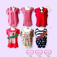 ราคา เสื้อผู้หญิง แขนสั้นสวยๆ มีหลายแบบ หลายขนาด ใส่สบาย ส่งต่อสวยๆ (26353348969)