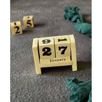 ราคา ABADI CALENDAR - ปฏิทินไม้ - ปฏิทินตั้งโต๊ะ (41522731217)
