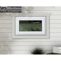 ราคา หน้าต่างบานกระทุ้ง UPVC พร้อมมุ้งลวด ขนาด 80 x 50 ซม. สีขาว (พร้อมอุปกรณ์) (28308883528)