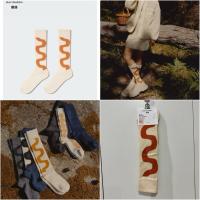 ราคา แท้% Uniqlo x Marimekko Heatech Socks - Orange Size (New with Tag From Uniqlo Th) (41922233574)