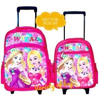 ราคา ลายเจ้าหญิงกระเป๋าล้อลากเด็กผู้หญิง พร้อมส่ง (3888542272)