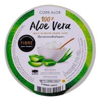 ราคา (แพ็ค1 โหล) คอร์อโลเนื้อว่านหางจระเข้ในน้ำเชื่อมรสองุ่นขาวชนิดหวานน้อย 210กรัม Aloe vera jelly diced in grape juice. (3811991308)
